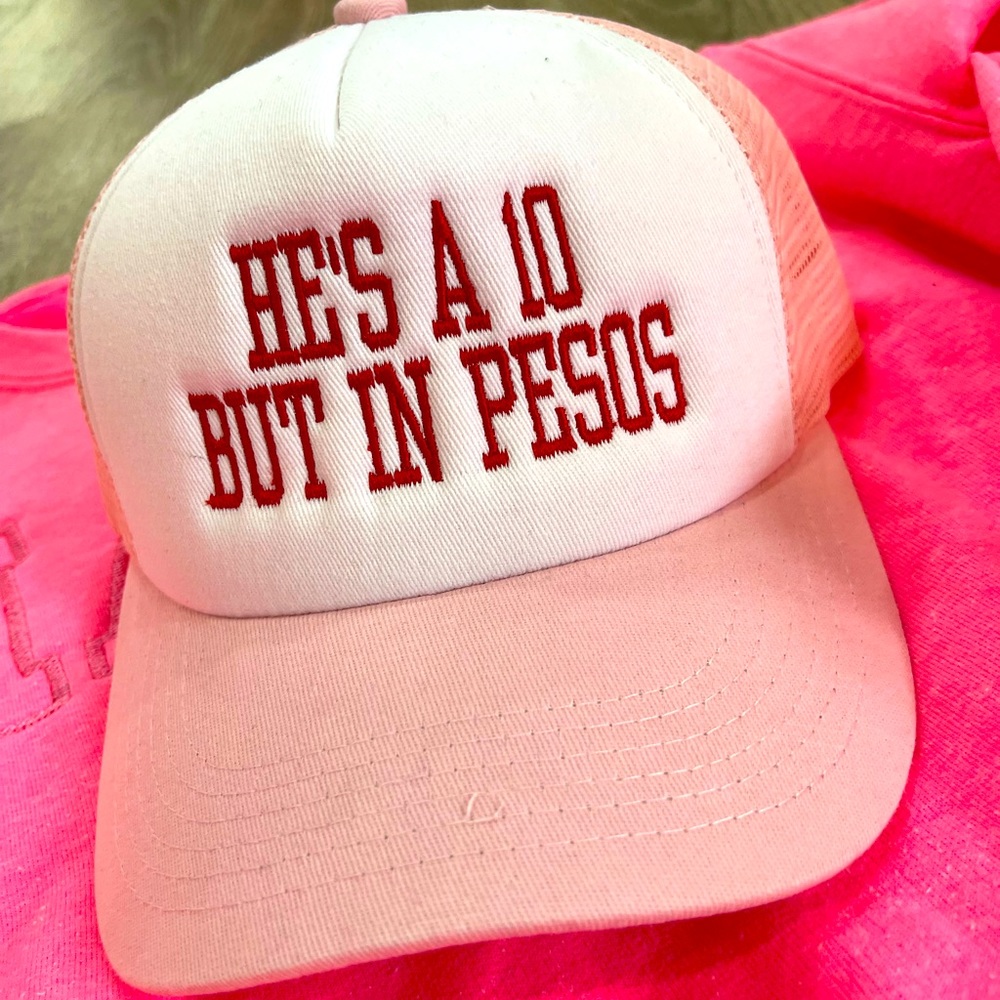 NEW!!Embroidered Foamie Trucker hat.